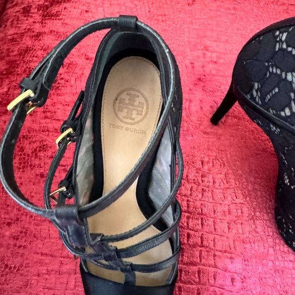 Tory Burch Sutton Camillia Cage Pumps - Picture 3 of 7